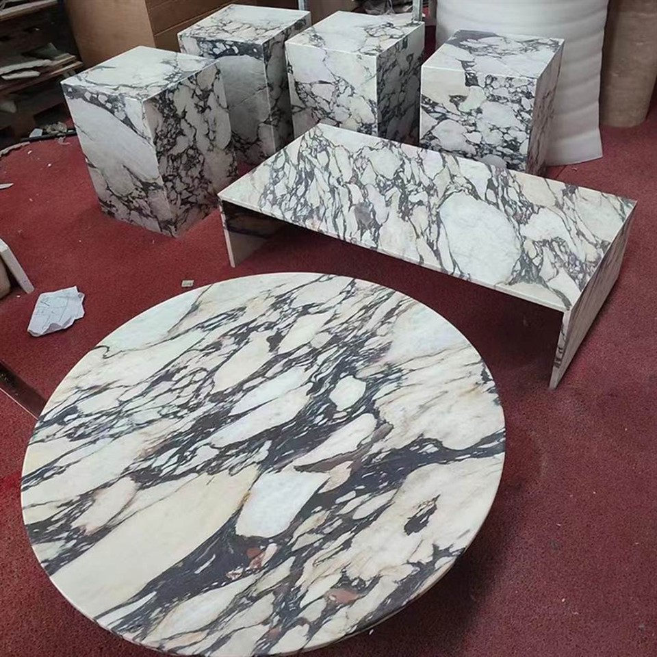 Bulgarri Marble Top Side Table high quality