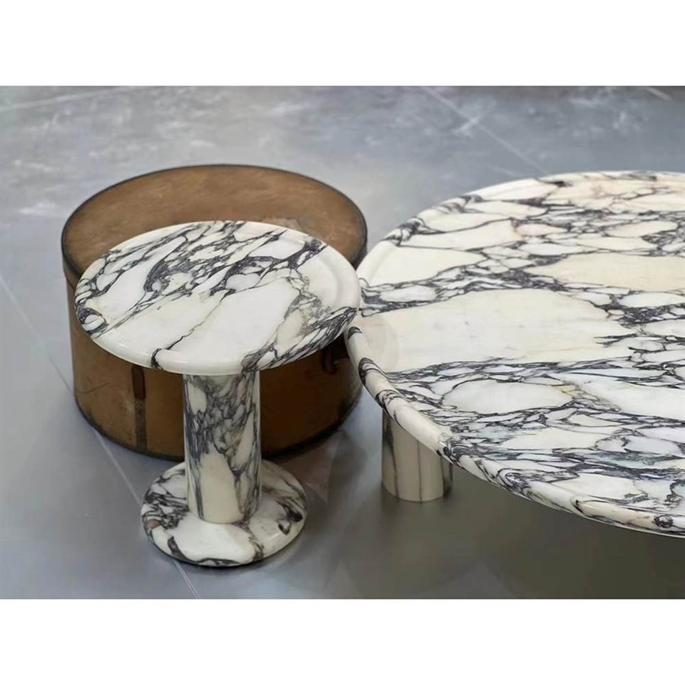 Bulgarri Marble Top Side Table factory